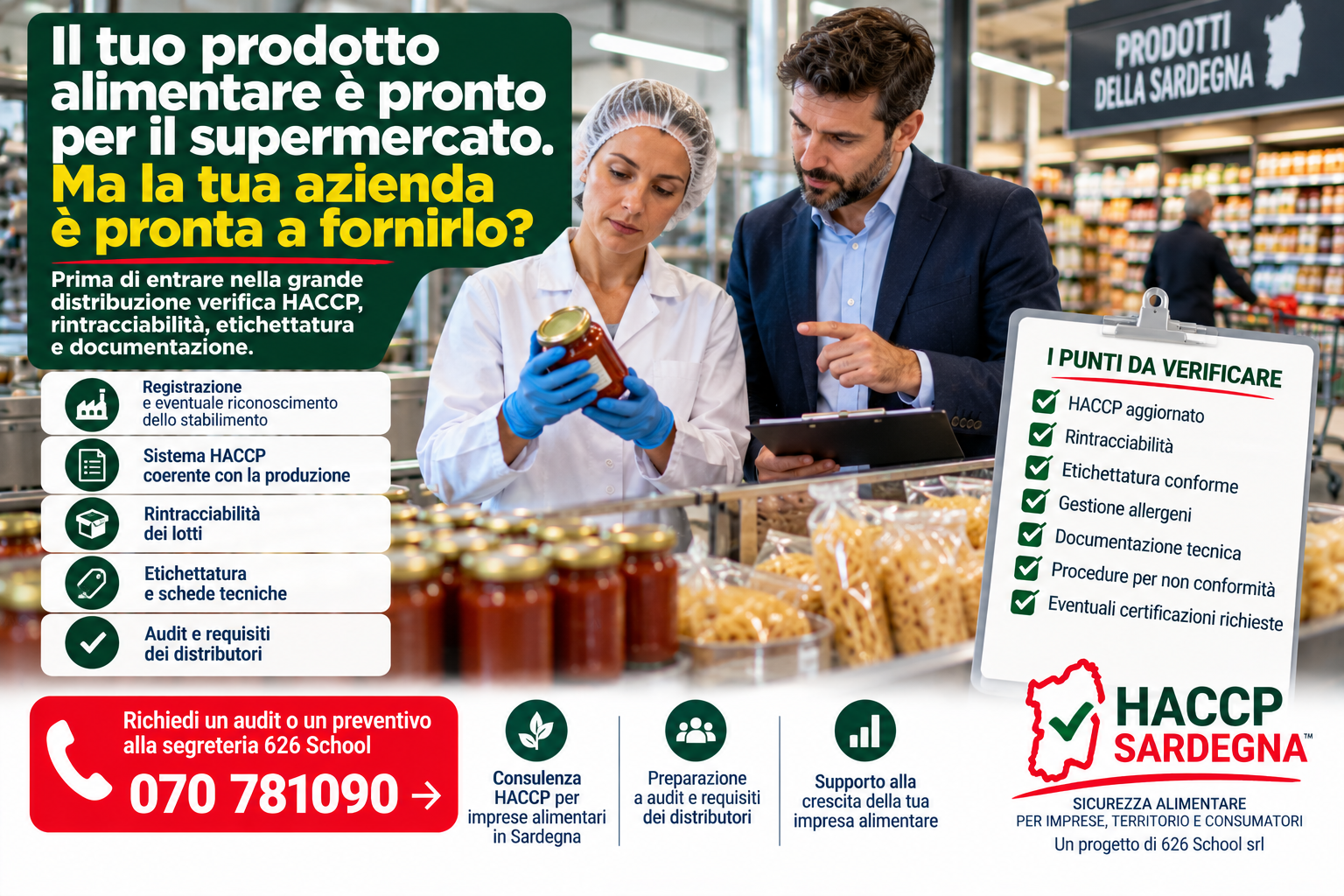 Il tuo prodotto alimentare è pronto per il supermercato. Ma la tua azienda è pronta a fornirlo?